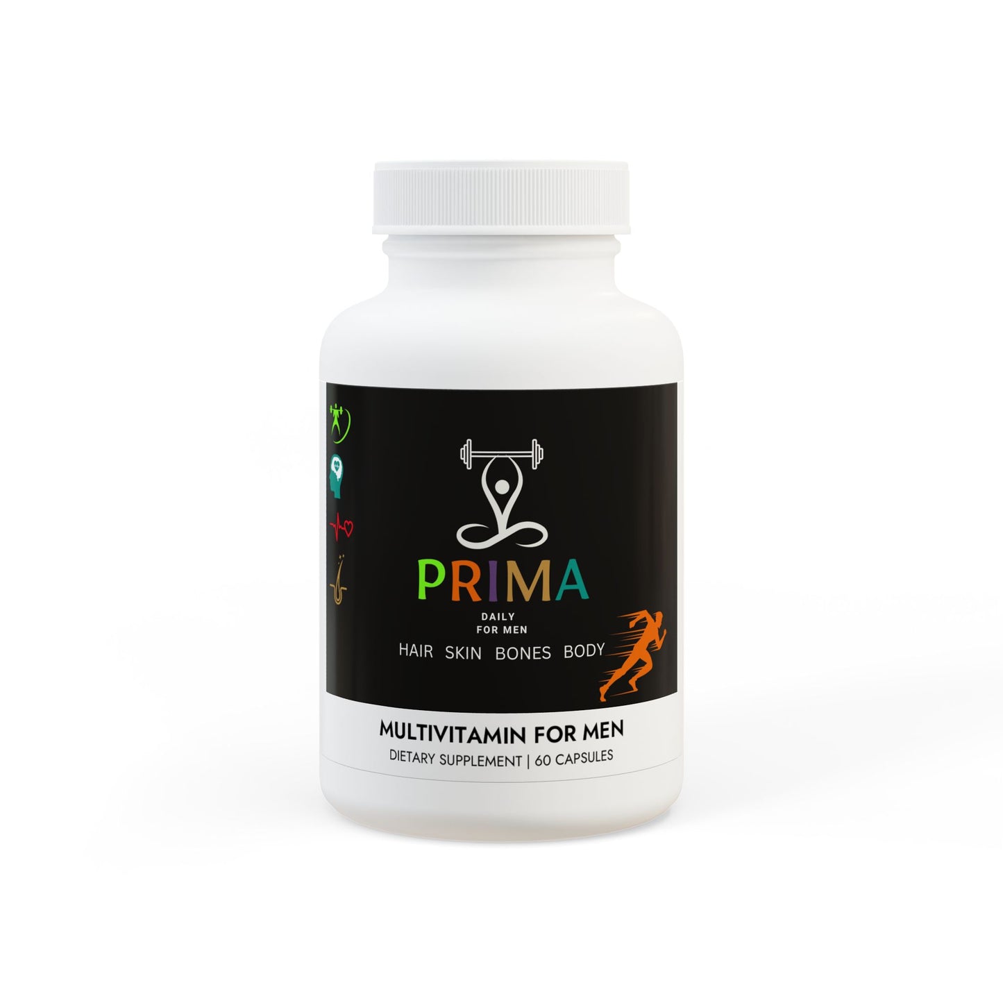 PRIMA - Multivitamin for Men Supplement (60 Capsules)