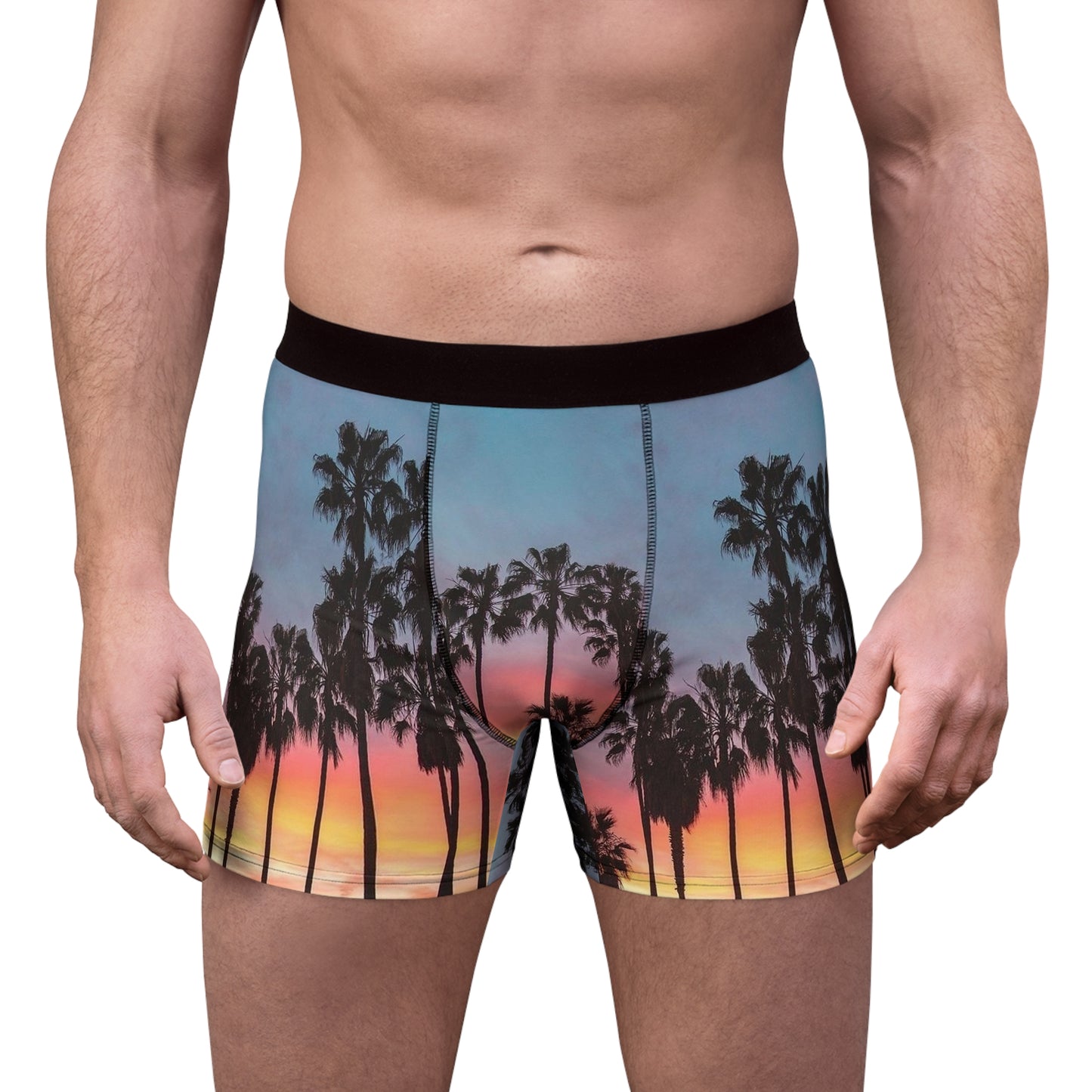 Paradise - Men's Boxer Briefs (AOP)